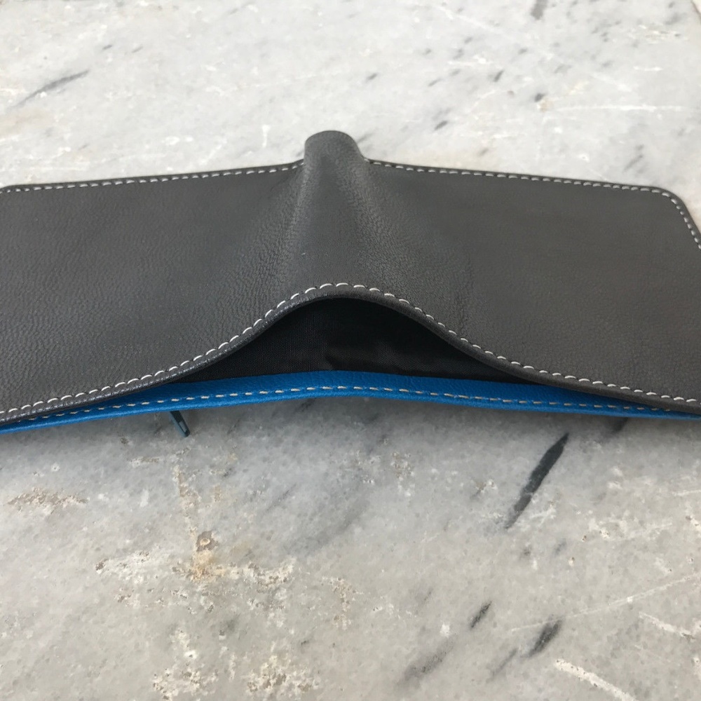 Men Wallet Genuine Supreme Leather Bifold Handmade - Picture 4 of 8